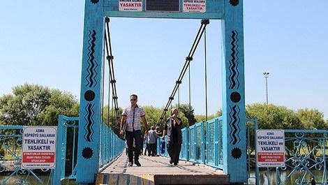 Avanos'taki tahta köprüyü sallayan 88 lira ödeyecek 
