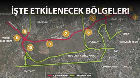 Ankara Bulvarı'nın kapatılması trafiği aksatacak!
