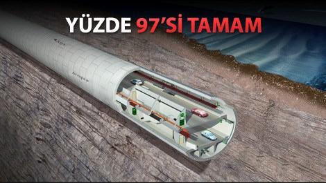 Avrasya Tüneli'nde son 75 metre
