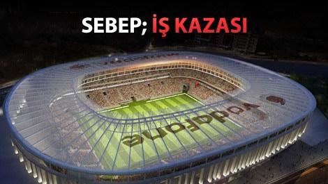 Beşiktaş Vodafone Arena'da inşaat durdu!