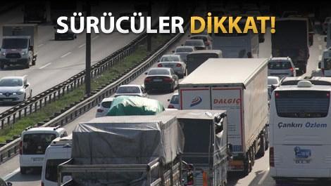 İstanbul’da yarın bu yollar trafiğe kapatılacak