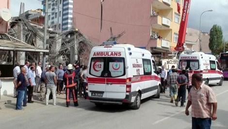 Çekmeköy'de inşaatta çökme: 3 yaralı!