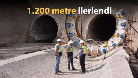 Türkiye'nin en uzun demiryolu tünelinde ışığa doğru!