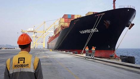 Asyaport Limanı 'dev gemileri' ağırlıyor