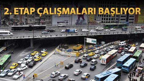 Mecidiyeköy’de trafiğe ’metro’ ayarı