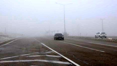 Kırıkkale'de ulaşıma sis engeli