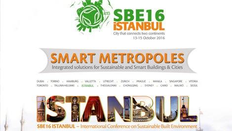 SBE16 ISTANBUL, 13-15 Ekim'de düzenlenecek 