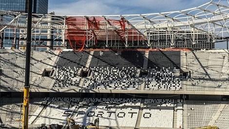 Vodafone Arena'nın çatısında sona geliniyor!