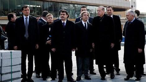 Cumhurbaşkanı Erdoğan, Taksim Meydanı’nı inceledi 