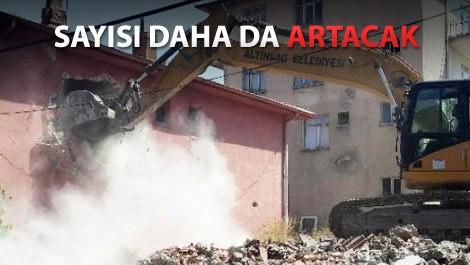 Ankara'da 4 bin 571 bina yıkıldı!