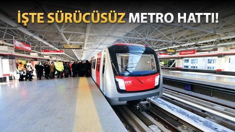 Türkiye'nin ilk sürücüsüz metrosu için geri sayım!
