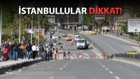 İstanbul'da bugün bu yollar kapalı