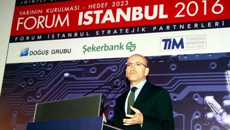 Forum İstanbul'un 2. günü Mehmet Şimşek'in konuşmasıyla başladı