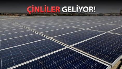 Çinliler Türkiye'de güneş enerjisi yatırımı yapacak 