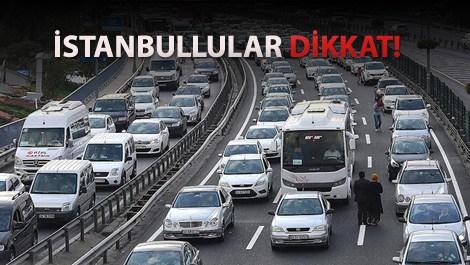 İstanbul'da bugün bu yollar trafiğe kapalı!