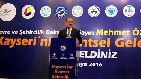 Kayseri'nin Kentsel Geleceği konulu toplantı düzenlendi 