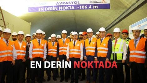 Trafiği bitirecek proje Avrasya Tüneli'nde sona doğru!