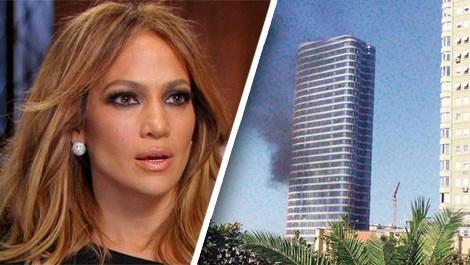 Jennifer Lopez'in İstanbul'daki evi az kalsın yanıyordu 