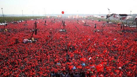 Yenikapı'daki mitinge 5 milyon kişi katıldı!