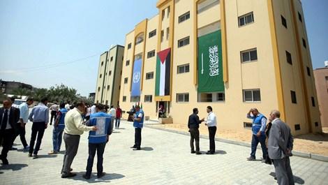 Gazze'de inşa edilen 46 konut sahiplerine teslim edildi 
