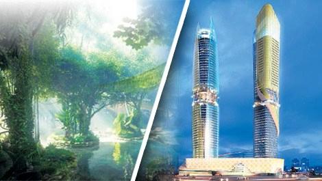 Dubai'de yağmur ormanına sahip 5 yıldızlı otel!