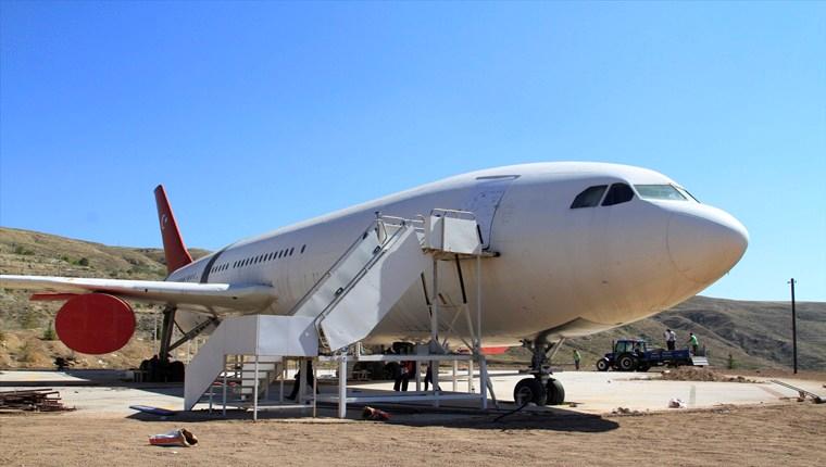 Çankırı'da Airbus A 300 tipi uçak, kütüphane oldu!