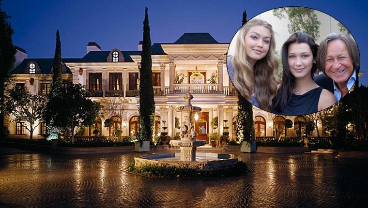 İşte Gigi ve Bella Hadid'in emlak kralı babalarının evi!