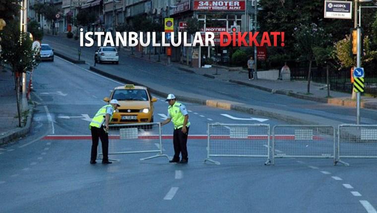 Kadıköy'de yarın bazı yollar trafiğe kapalı!