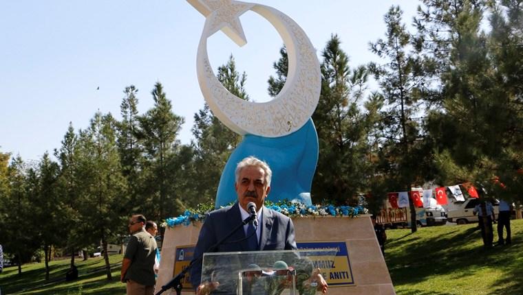 Şanlıurfa'da yaptırılan 15 Temmuz Milli İrade Anıtı açıldı 