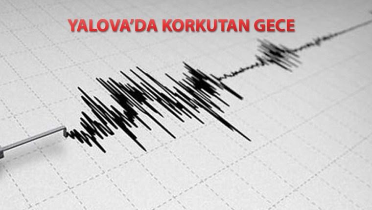 Yalova'da bir gecede 28 deprem meydana geldi!