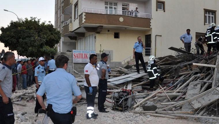 Gaziantep'te inşaat kazası!
