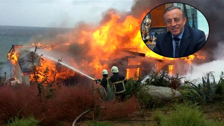 Ali Ağaoğlu’nun kardeşine ait villa yandı!