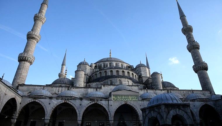 Sultanahmet Camisi'nin sökülen minaresi yeniden örüldü