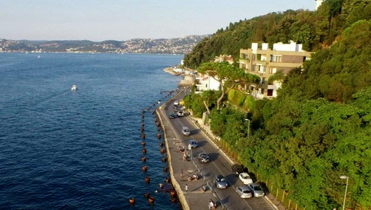 İstanbul Boğazı'ndaki sahil yolu projesinde çalışmalar hızlandı