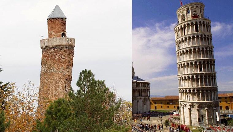 Harput Ulu Cami'nin minaresi, Pisa Kulesi'ne karşı!
