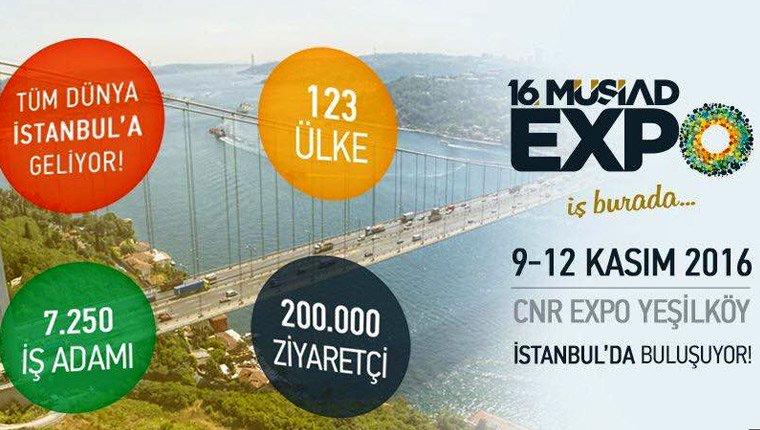 16.MÜSİAD EXPO 9-12 Kasım'da CNR Yeşilköy'de!