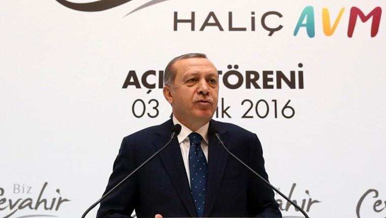 Cumhurbaşkanı Erdoğan, Biz Cevahir Haliç AVM'yi açtı 