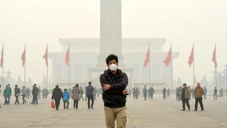 Çin'de hava kirliliği nedeniyle sarı alarm verildi