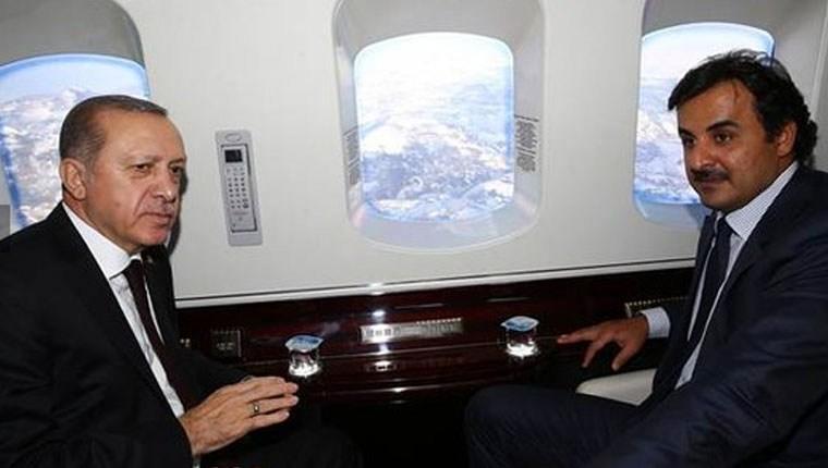 Cumhurbaşkanı Erdoğan, Trabzon'a gelen Katar Emiri'ni karşıladı