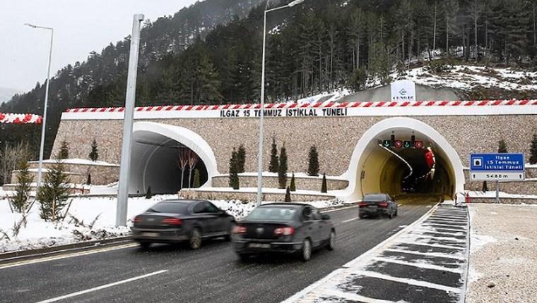 Ilgaz 15 Temmuz İstiklal Tüneli hizmete açıldı