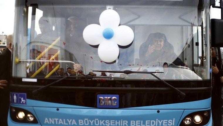 Antalya'nın toplu ulaşımı için 50 yeni otobüs