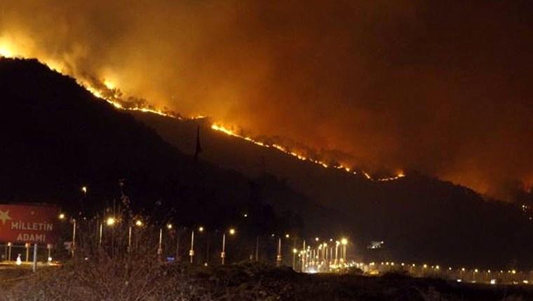 Sürmene'deki orman yangını kontrol altına alındı