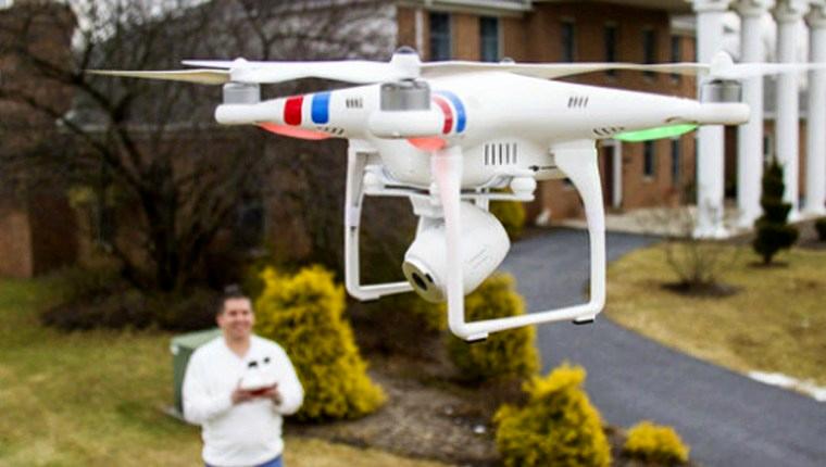 Drone'lar ile dairelerin manzaralarını görmek mümkün 
