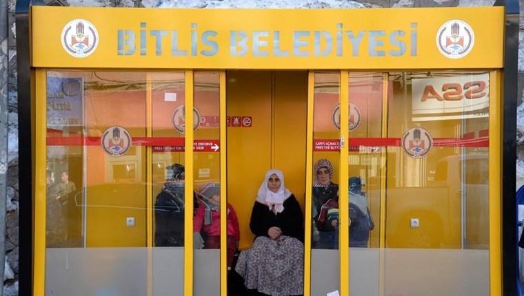 Bitlis'te 7 klimalı durak hizmete sunuldu