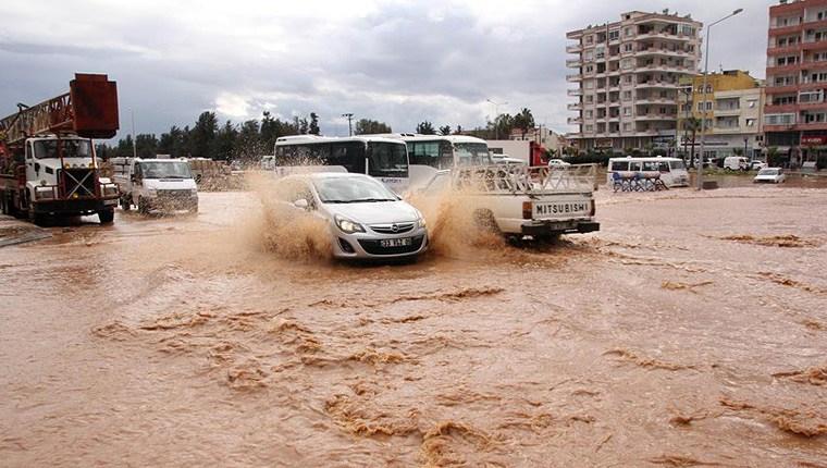Mersin'de metrekareye 146.6 kilogram yağış düştü