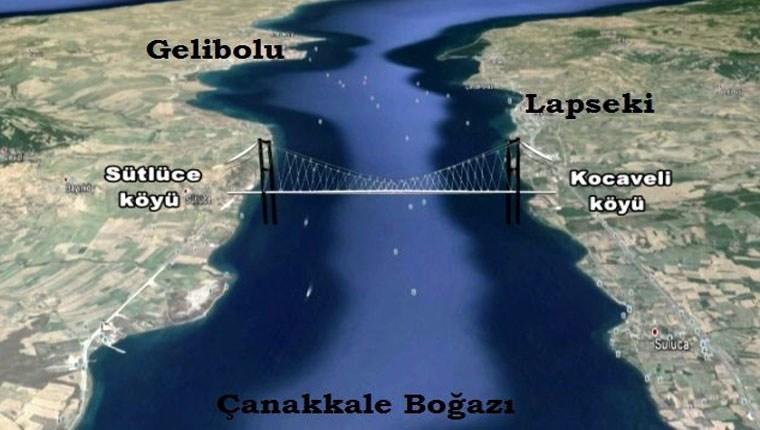 Çanakkale Köprüsü'nün temal atma töreni 18 Mart’ta