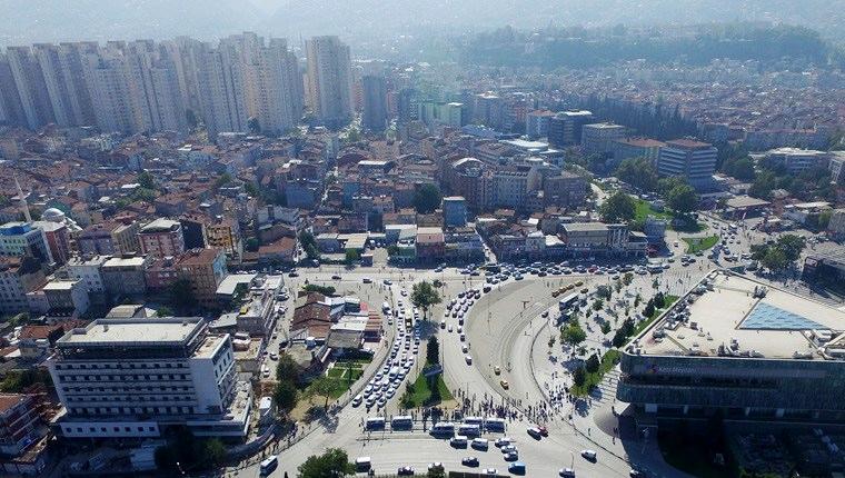 Bursa kent meydanında büyük dönüşüm