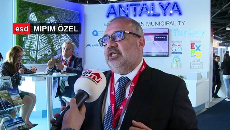 Mehmet Urcu, MIPIM'de Antalya'nın projelerini anlattı