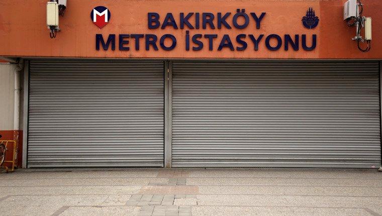 Bakırköy'de metro istasyonu kapatıldı