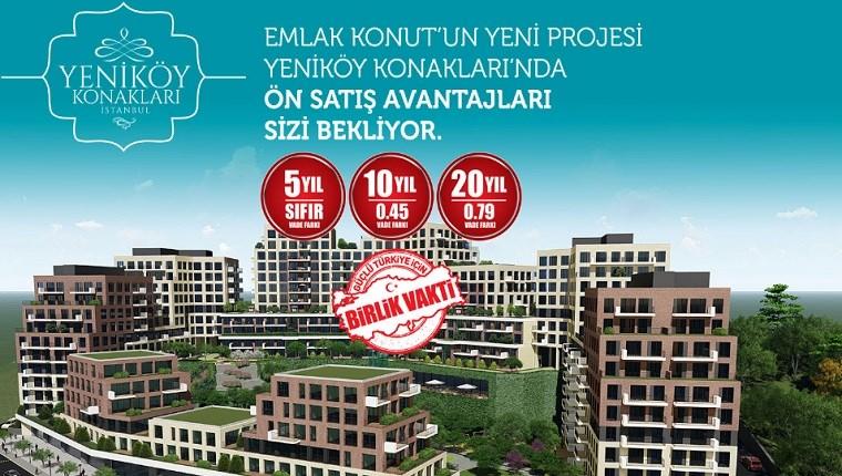 Yeniköy Konakları Alibeyköy ön satışa çıktı!